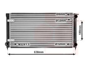 MAGNETI MARELLI BM271 - RADIADOR VW GOLF 1.6D