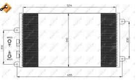 NRF 35532 - CONDENSADOR ALFA ROMEO 147