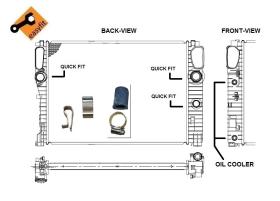 NRF 53422 - RAD. MERCEDES E class 04/2002>