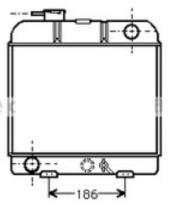 NRF 57114 - RADIADOR PEUGEOT 204/304