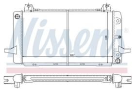 NISSENS 62114 - RADIADOR  FORD SIERRA 1,3-2,0