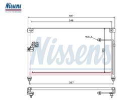 NISSENS 94294 - CONDENSADOR MAZDA 626 94-96