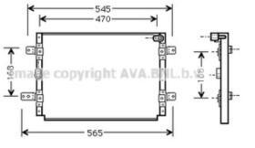 AVA QUALITY SZ5056 - CONDENSADOR SUZUKI VITARA
