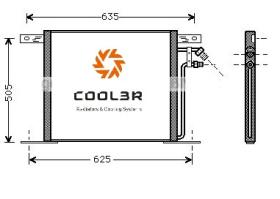 BEHR HELLA SERVICE 8FC351037341 - CONDENSADOR MERCEDES VITO(638)
