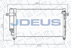 JDEUS 754M15 - CONDENSADOR HYUNDAI GETZ