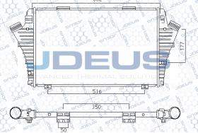 JDEUS 820M89A - INTERCOOLER OPEL VECTR