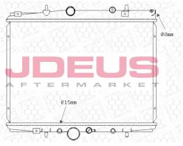 JDEUS RA0210420 - RADIADOR PEUGEOT 406