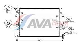 AVA QUALITY VWA2289 - RADIADOR VW GOLF VI/CADDY 1.2