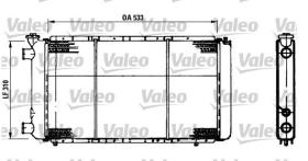 VALEO 730021 - RADIADOR RENAULT R18