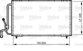VALEO 816835 - CONDENSADOR PEUGEOT 405