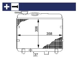 MAHLE CR145000S - RADIADOR SEAT PANDA
