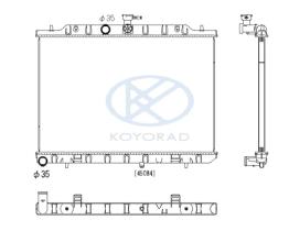 KOYO PL022173 - RAD. NISSAN X-Trail 4WD 2.0 DCi Man. 03/07-
