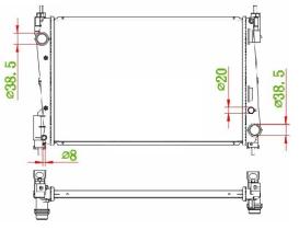 R.D. OP454 - RAD. OPEL CORSA D. 1.3 CDTi