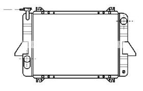 R.D. DN088 - RAD. NISSAN PATROL III 4 X 4 (W160) (W260) 3.2D