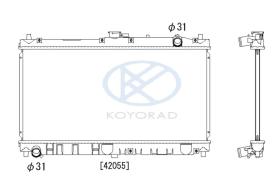 KOYO PL060650 - RADIADOR MAZDA MX5 1.6-1.8 `98