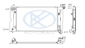 KOYO PL011609 - RADIADOR TOYOTA COROLLA-AVENSIS