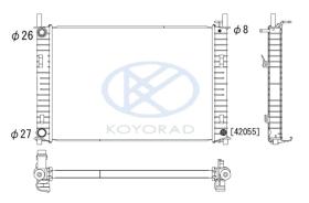 KOYO PL061855U02 - RAD. FORD Fiesta V* MAZDA 2 1.4 *05/02-