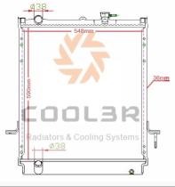 R.D. 1413034 - RADIADOR ISUZU ELF(NPR)