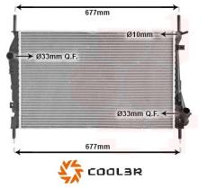 R.D. 103218085 - RAD. FORD MONDEO 2.0 TDCi (00-07) (QUICK CONNECT)
