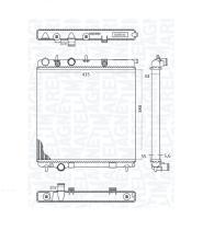 MAGNETI MARELLI BM1987 - RADIADOR PEUGEOT 207/208-CITROEN