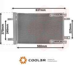 R.D. 1057C2K8C2S - CONDENSADOR CITROEN BERLINGO/PEUGEOT 308