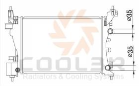 R.D. 10555808A2 - RADIADOR OPEL CORSA D 1.2-1.4