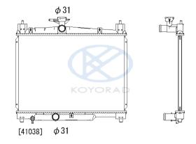 KOYO PL010846 - RAD. TOYOTA Yaris 1.0  99-