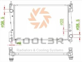 R.D. 103024082 - RAD. OPEL CORSA D (S07) (06-15)