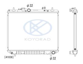 KOYO PL072781R - RAD. DAIHATSU TERIOS 1.3 MAN. 97-