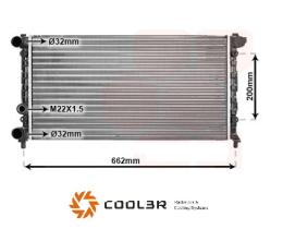 R.D. ST940 - RADIADOR SEAT IBIZA I / MALAGA 1.5 84 93
