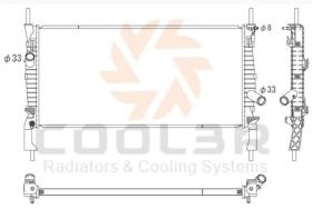 R.D. 103248082 - RAD. FORD TRANSIT 2.2 TDCI (06-14)