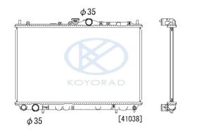 KOYO PL031179 - RADIADOR MITSUBISHI CARISMA/VOLVO