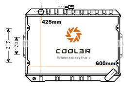 R.D. MT080 - RADIADOR MITSUBISHI L200 K34 METALICO