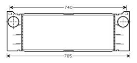 R.D. ME491 - INTERCOOLER MERCEDES