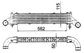R.D. ME260 - INTERCOOLER MERCEDES