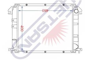 R.D. DN318 - RADIADOR NISSAN URVAN