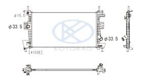 KOYO PL322656R - RADIADOR FORD FOCUS III