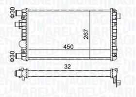 MAGNETI MARELLI BM1913 - RADIADOR FIAT SEICENTO 98-