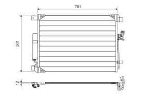 VALEO 822605 - CONDENSADOR NISSAN NAVARA