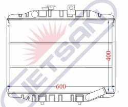 R.D. 15354333 - RADIADOR MITSUB L300-METALICO 2FILAS (NO 4X4)