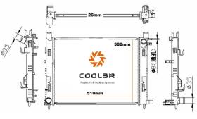 R.D. 1443043 - RADIADOR DACIA DOKKER/LOGAN