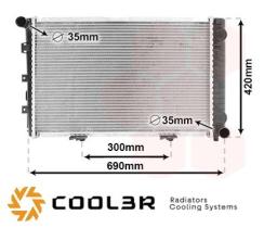 R.D. ME180 - RADIADOR MERCEDES W201 2.0D
