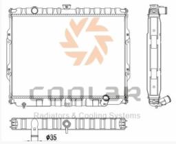 R.D. 104070081 - RADIADOR GALLOPER 2.5TD `98