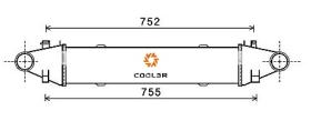 R.D. 105070J81 - INTERCOOLER MERCEDES W204