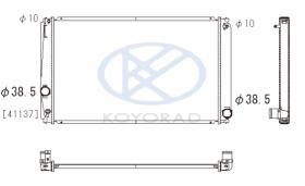 KOYO PL011958 - RADIADOR TOYOTA RAV4 III 2.0