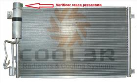 R.D. 102759K8C2S - CONDENSADOR NISSAN QASHQAI 1.5DCI