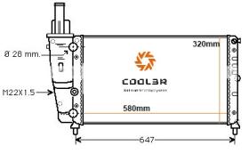 R.D. 10301708A3 - RADIADOR FIAT PUNTO 60-75