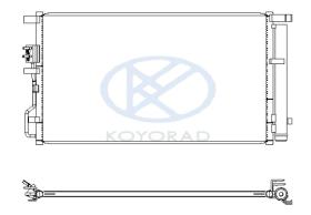 KOYO CD811248M - CONDENSADOR HYUNDAI TUCSON