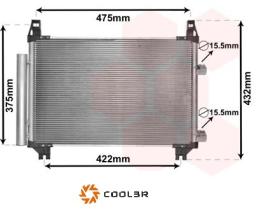 R.D. 108105K8C2S - CONDENSADOR TOYOTA YARIS `06-