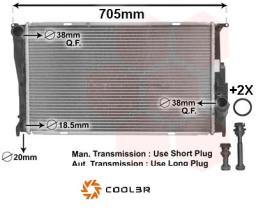 R.D. 102001082 - RADIADOR BMW SERIE 1(E81)-SERIE 3 (E90)